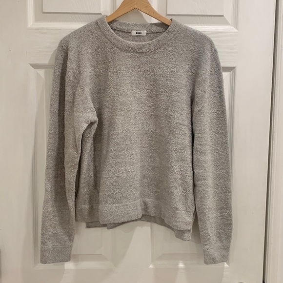 Knix Cozzzy Soft Crew Grey Sweater - Picture 2 of 13